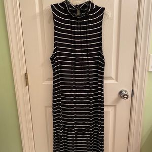 Black-and-white striped Mossimo dress